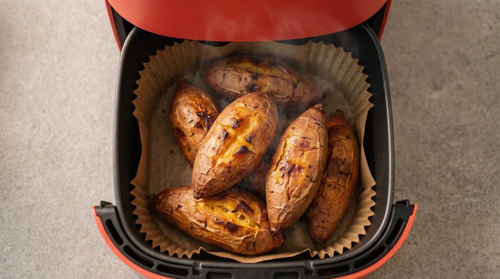 Whole Air Fryer Sweet Potatoes